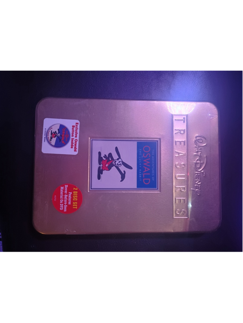 Disney Walt Disney Treasures Oswald The Lucky Rabbit 2-Disc DVD Set Gold Blue